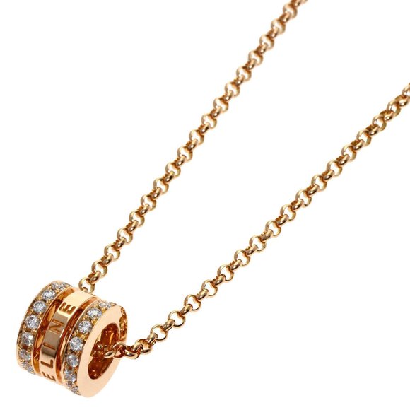 Celine Diamond Necklace in 18K Pink Gold for Women - Picture 1 of 7